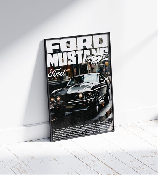 Ford Mustang Poster