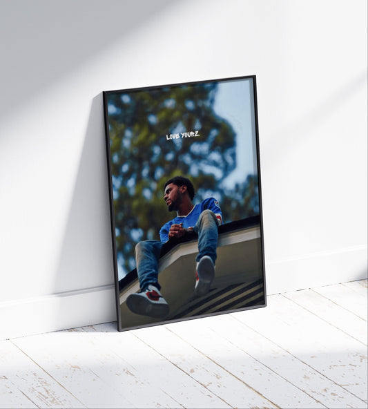 J Cole '2014 Forest Hills Drive' Album Poster