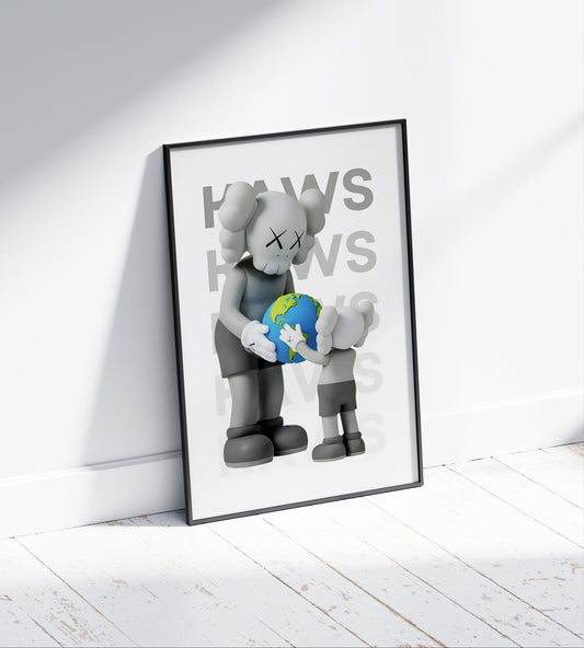 Kaws Poster