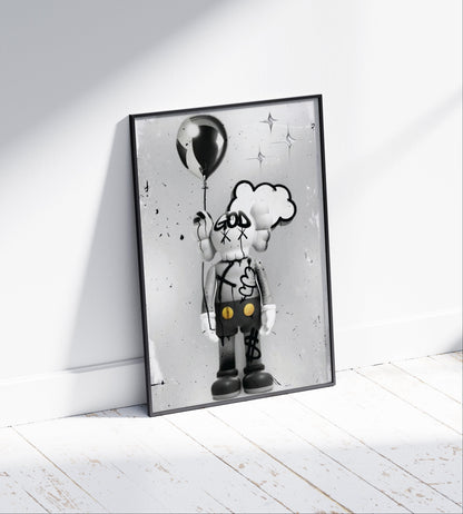 Kaws Balloons Poster