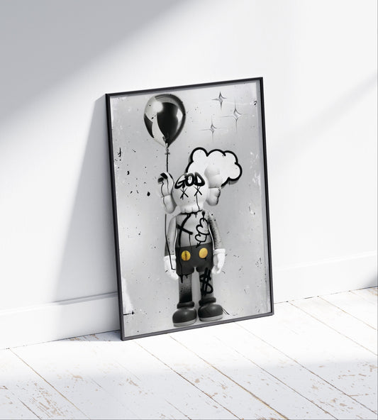 Kaws Balloons Poster