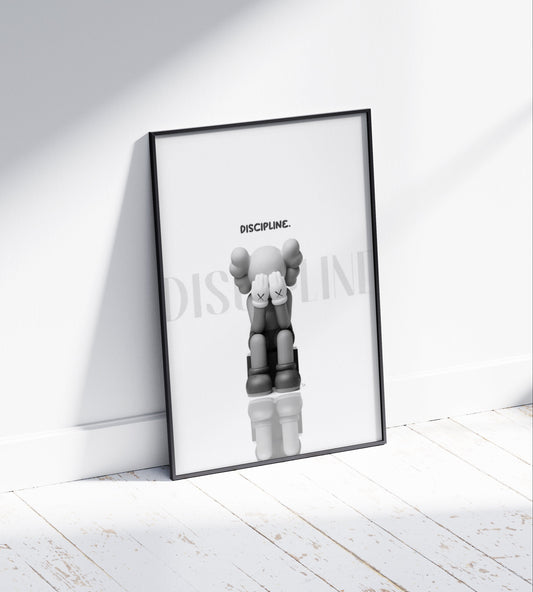 Kaws Discipline Poster
