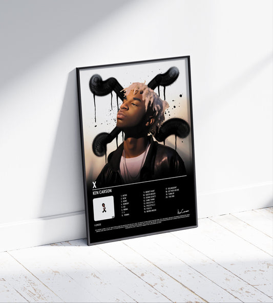 Ken Carson  'X' Album Poster