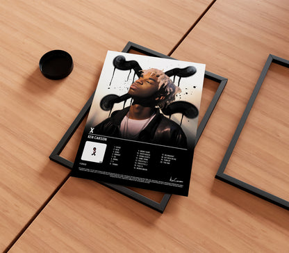 Ken Carson  'X' Album Poster