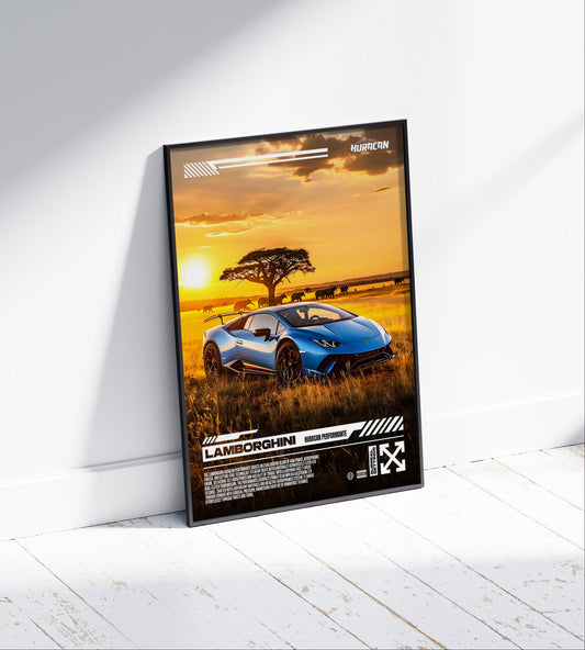 Lamborghini Huracan Poster