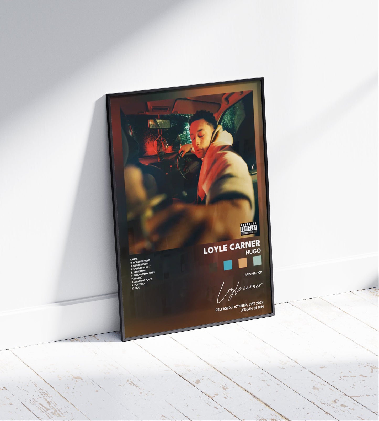 Loyle Carner 'Hugo' Album Poster