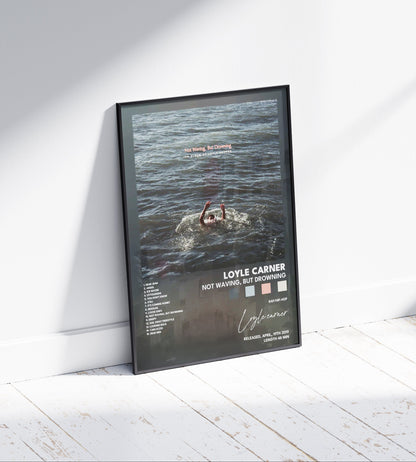 Loyle Carner 'Not Waving, But Drowning' Album Poster