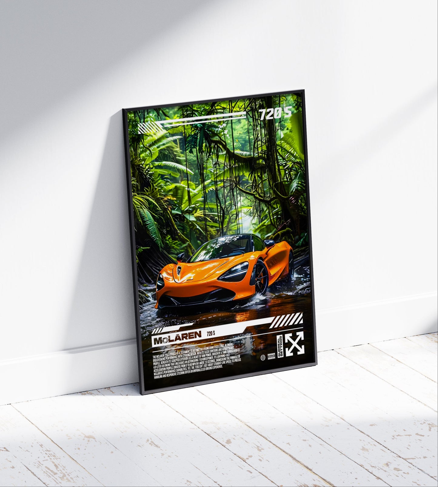 McLaren 720 S Rainforest Poster