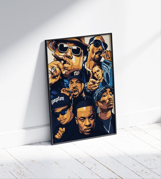 Old School Rap Poster