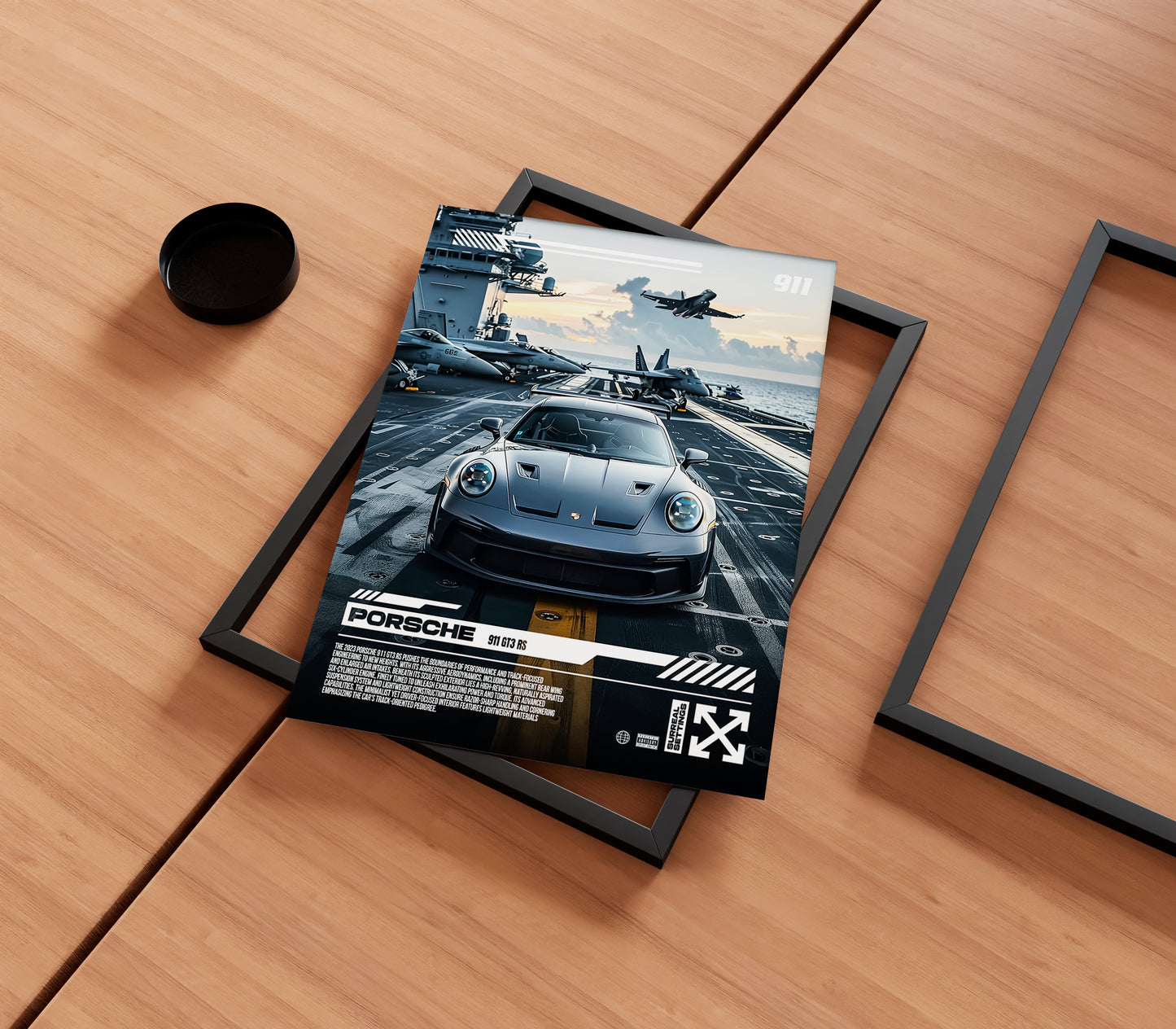 Porsche 911 GT3 RS Air Craft Carrier Poster
