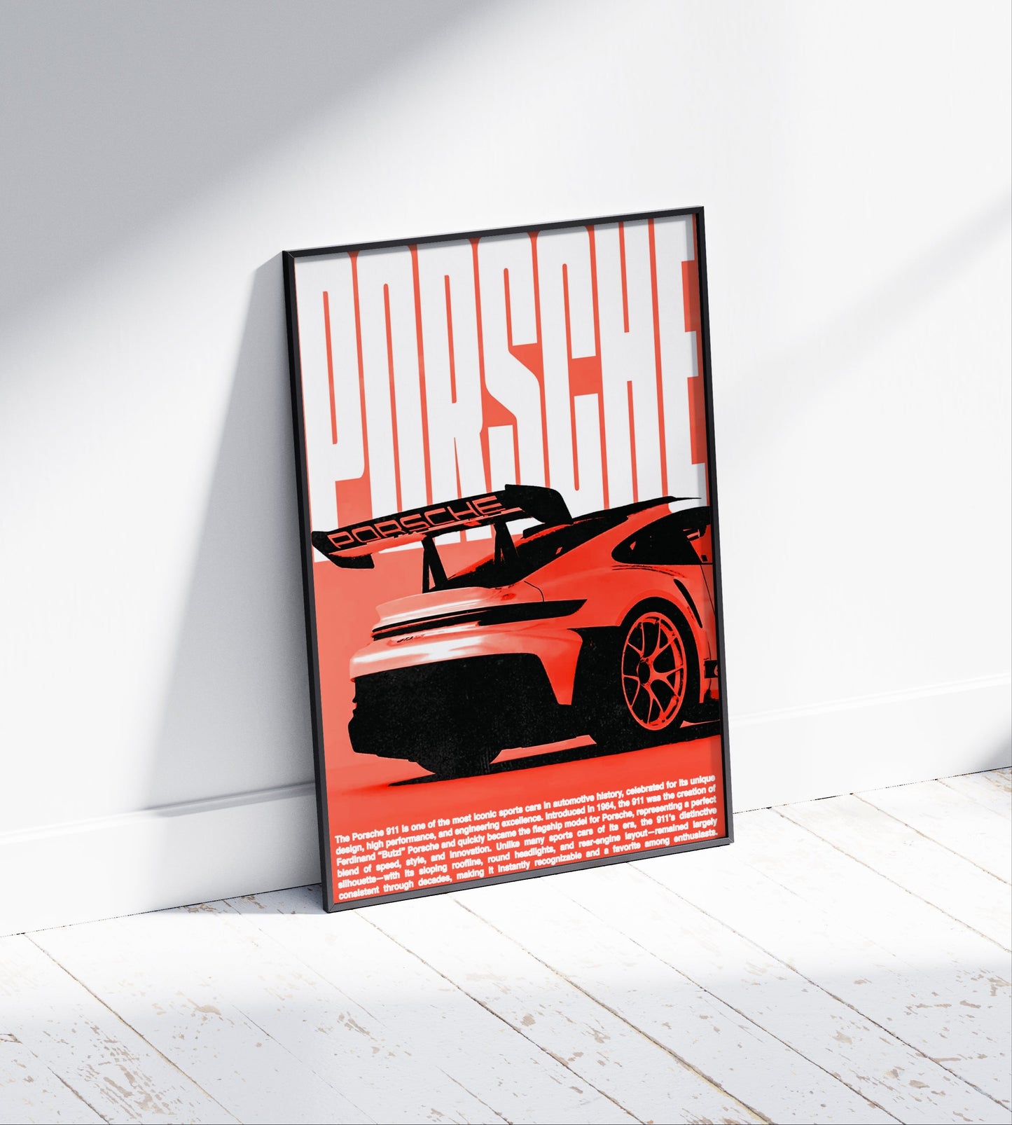 Porsche 911 Pink Poster
