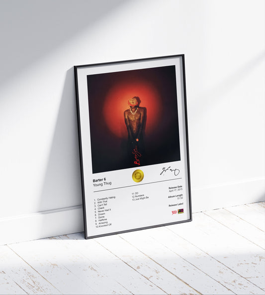 Young Thug 'Barter 6' Album Poster