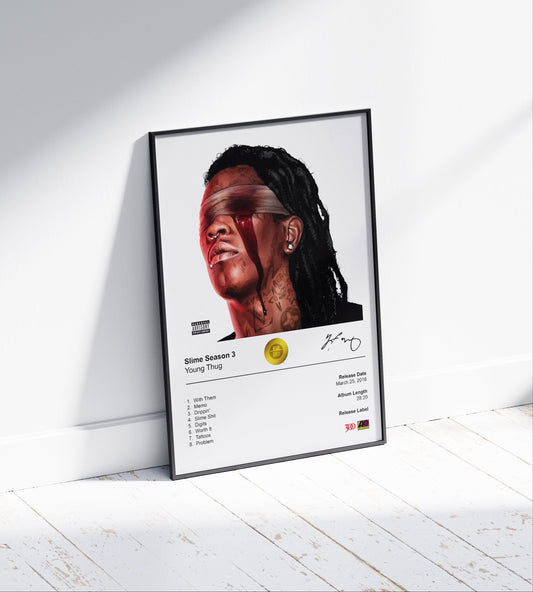 Young Thug 'Slime Season 3' Album Poster