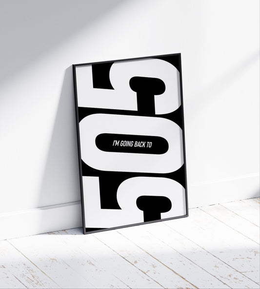 Arctic Monkeys '505' Poster