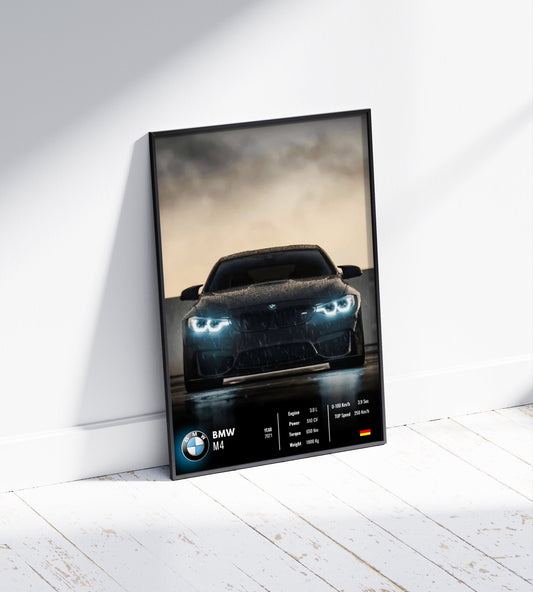 BMW M4 Poster