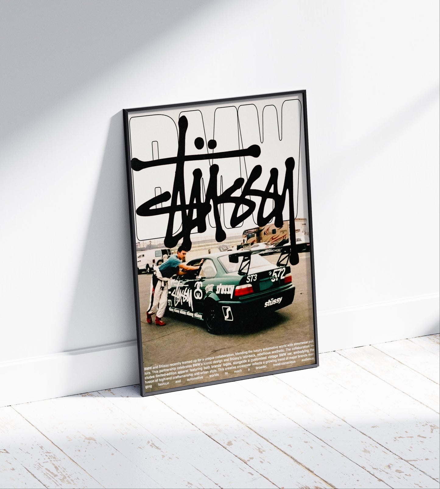 Stussy x BMW Poster