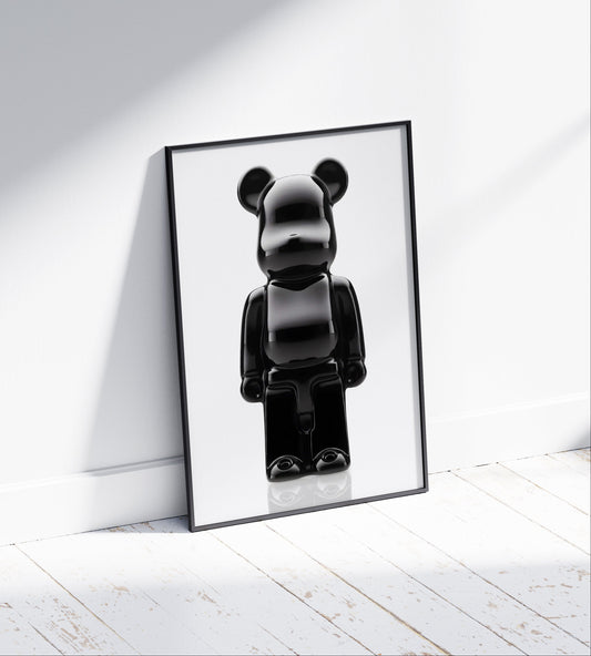 Bearbrick Black Poster
