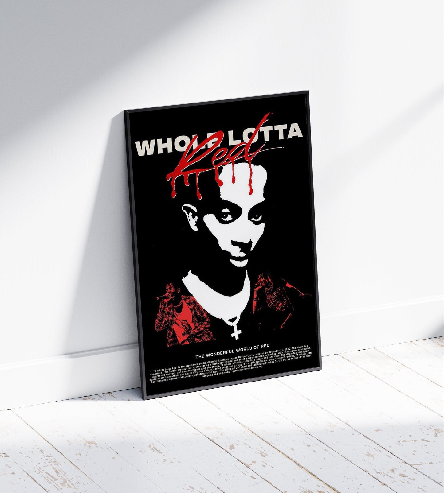 Playboi Carti 'Whole Lotta Red' Poster