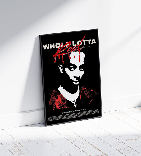 Playboi Carti 'Whole Lotta Red' Poster