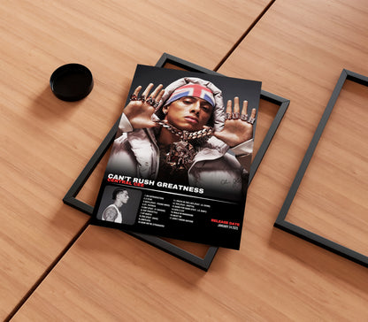 Central Cee 'Can't Rush Greatness' Album Poster