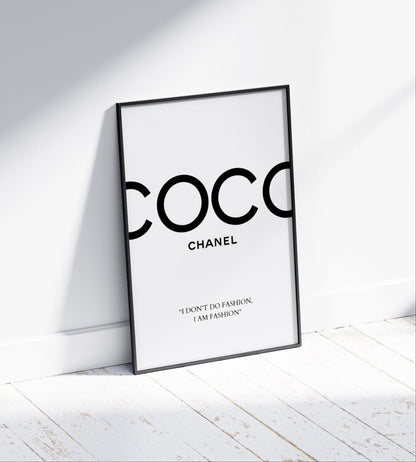 Coco Chanel Poster