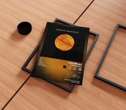 Coldplay 'Parachutes' Album Poster