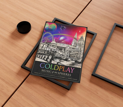 Coldplay 'MUSIC OF THE SPHERES' Poster