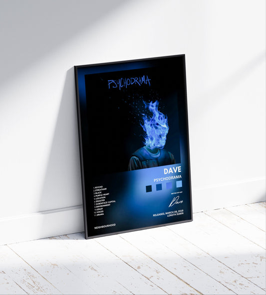 Santan Dave 'Psychodrama' Album Poster