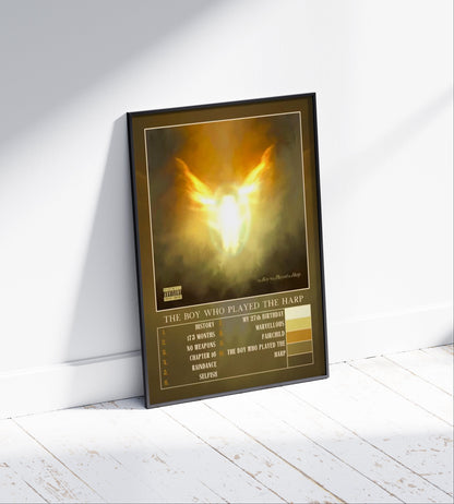 Santan Dave 'The Boy Who Played The Harp' Album Poster