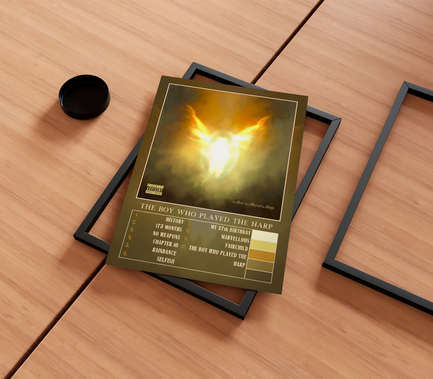 Santan Dave 'The Boy Who Played The Harp' Album Poster