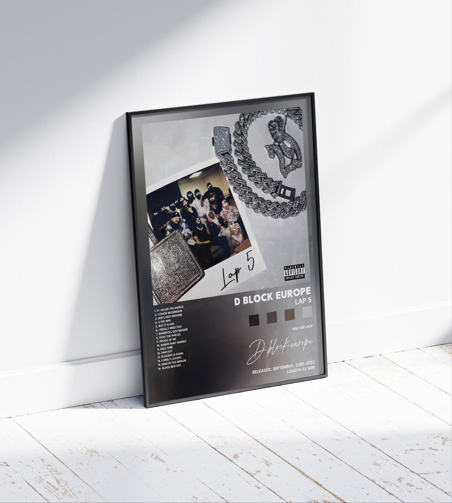 D-Block Europe 'Lap 5' Album Poster