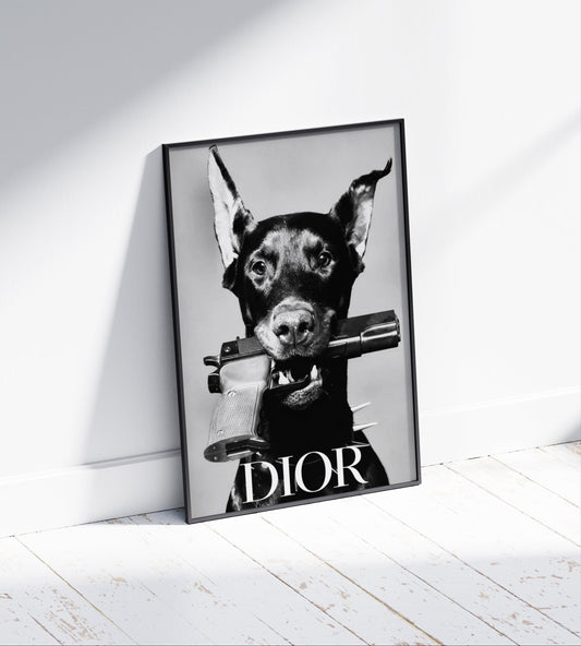 Dior Dog Poster