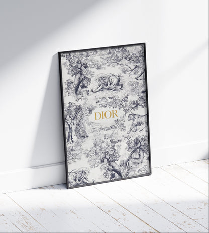 Dior Tapestry Poster