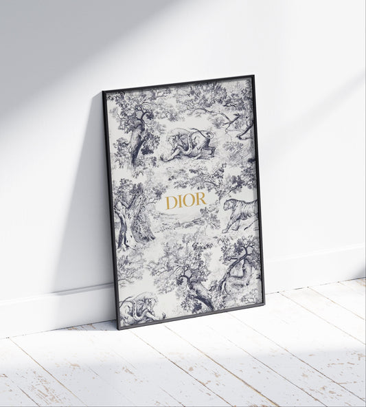 Dior Tapestry Poster