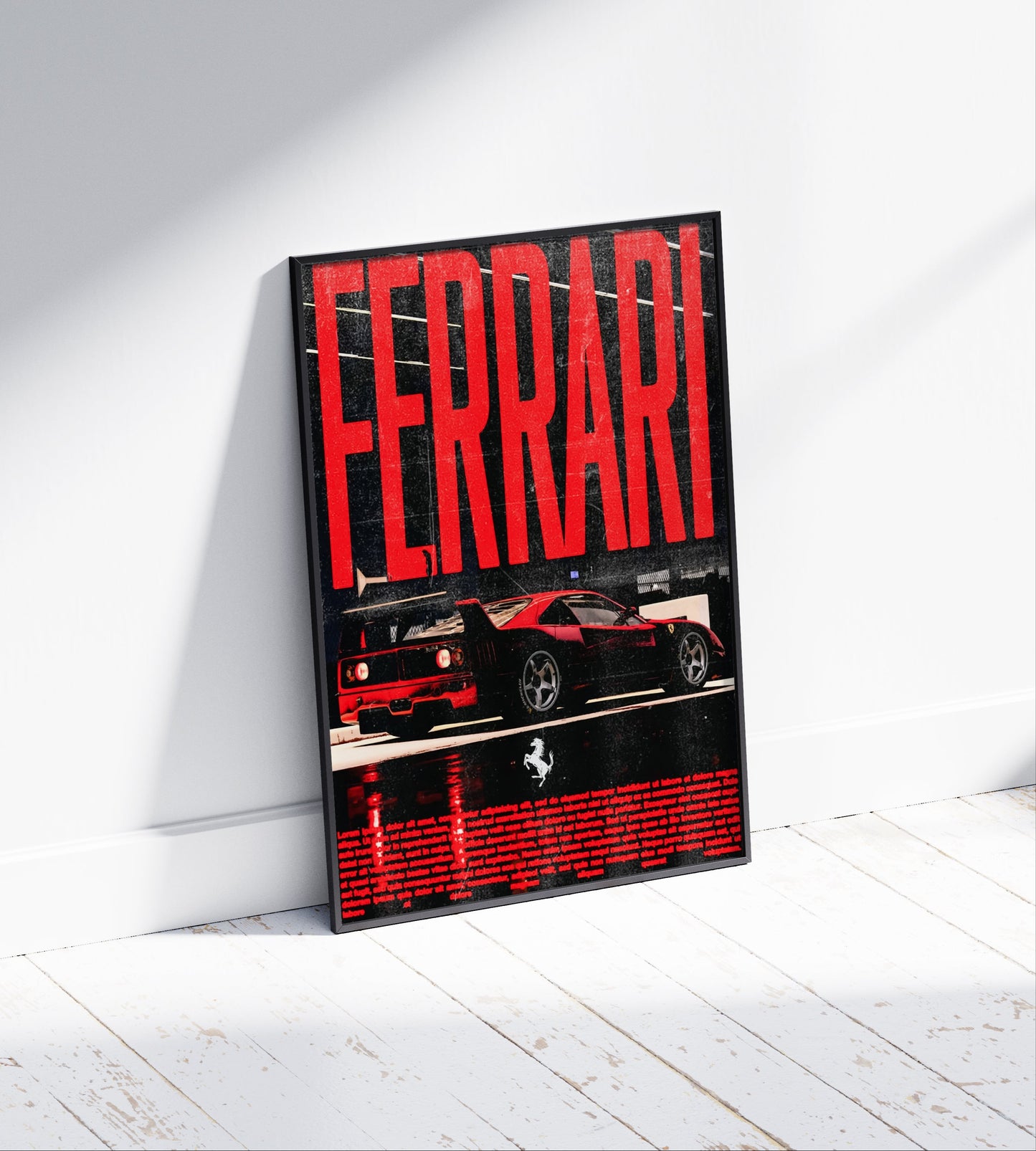 Ferrari Dark Poster