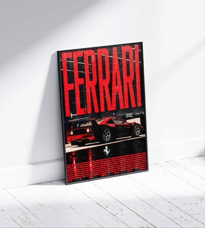 Ferrari Dark Poster