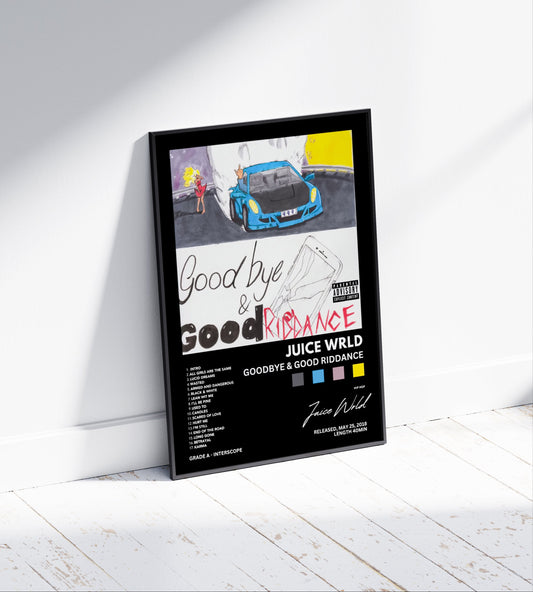 Juice Wrld 'Goodbye & Good Riddance' Album Poster