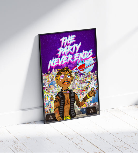 Juice Wrld 'Party Never Ends' Poster