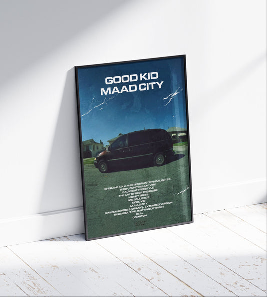 Kendrick Lamar 'Good Kid Mad City' Poster