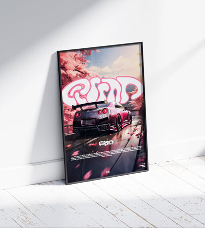 Nissan GTR Poster