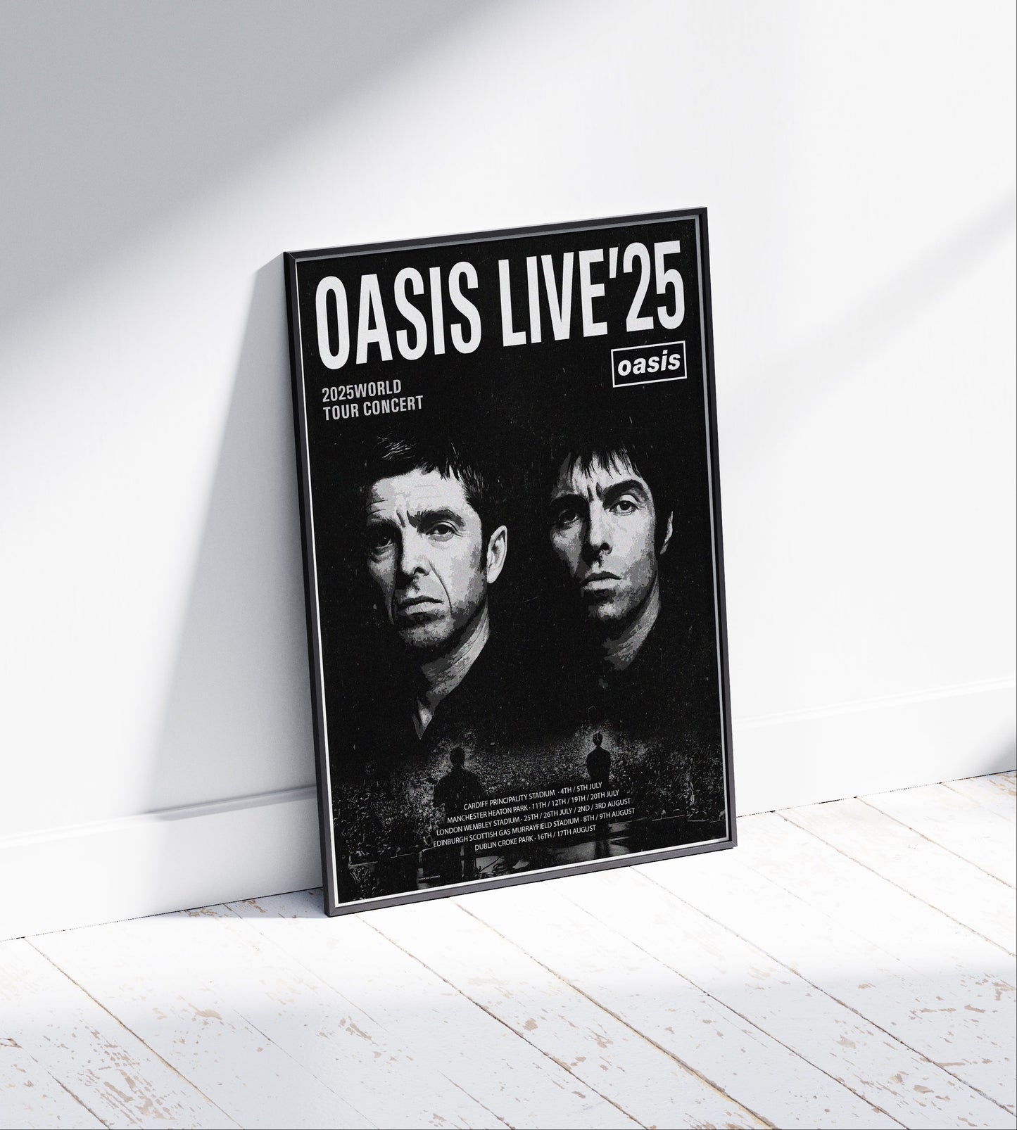 Oasis 'Live 25' Poster