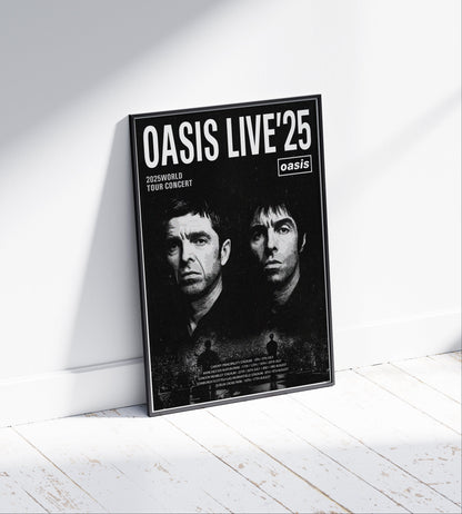 Oasis 'Live 25' Poster