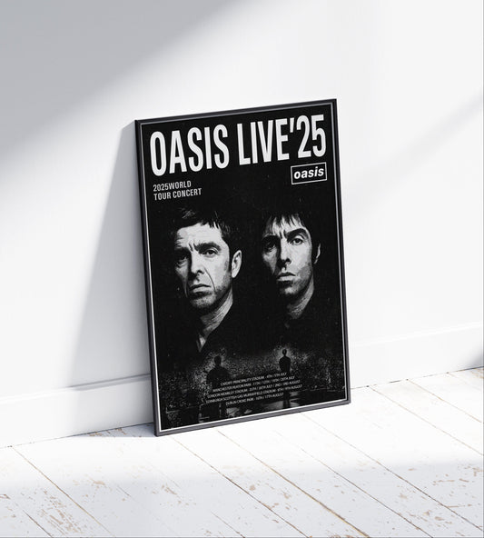 Oasis 'Live 25' Poster