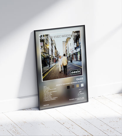 Oasis 'What's The Story' Album Poster