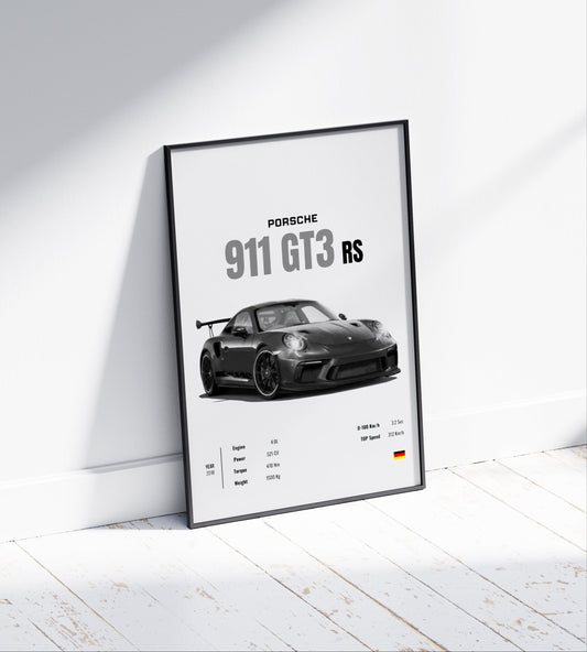 Porsche GT3 RS Poster