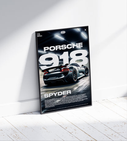 Porsche 918 Poster