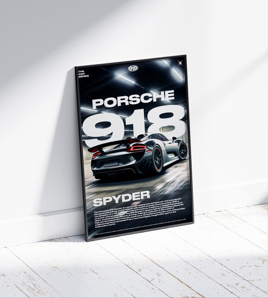 Porsche 918 Poster