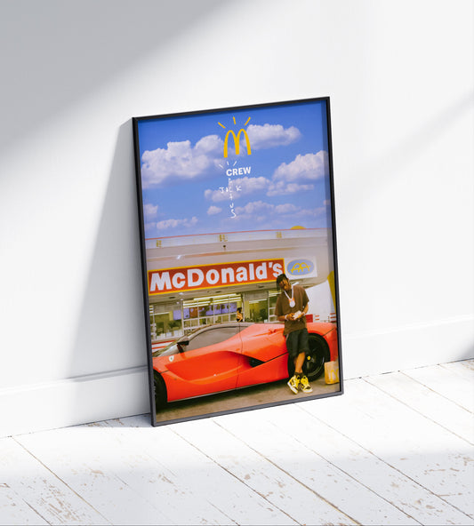 Travis Scott x McDonald's Poster